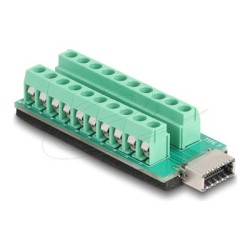 Delock - USB adaptér - 20pinový terminální blok do 20 pinový USB Typ E (F)
