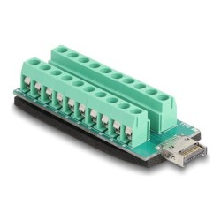 Delock - USB adaptér - 20 pinový USB Typ E (M) Klíc A do 20pinový terminální blok