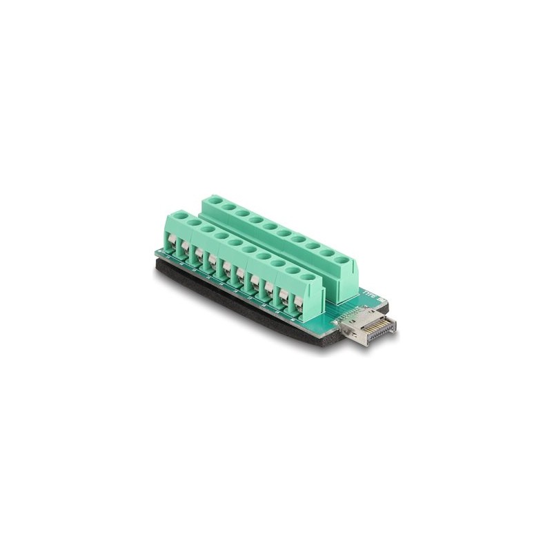 Delock - USB adaptér - 20 pinový USB Typ E (M) Klíc A do 20pinový terminální blok