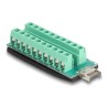 Delock - USB adaptér - 20 pinový USB Typ E (M) Klíc A do 20pinový terminální blok