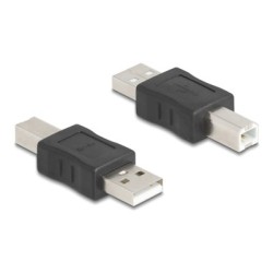 Delock - USB adaptér - USB (M) do USB typ B (M) - USB 2.0 - cerná