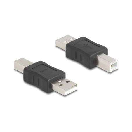 Delock - USB adaptér - USB (M) do USB typ B (M) - USB 2.0 - cerná