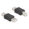 Delock - USB adaptér - USB (M) do USB typ B (M) - USB 2.0 - cerná