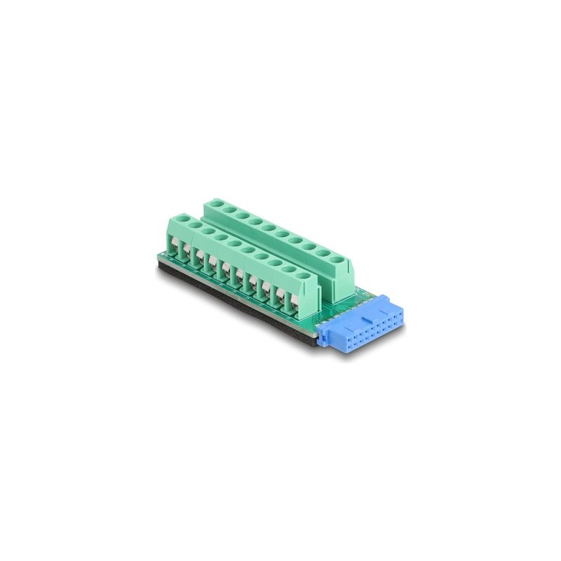 Delock - USB adaptér - 19pinový USB header (F) do 20pinový terminální blok