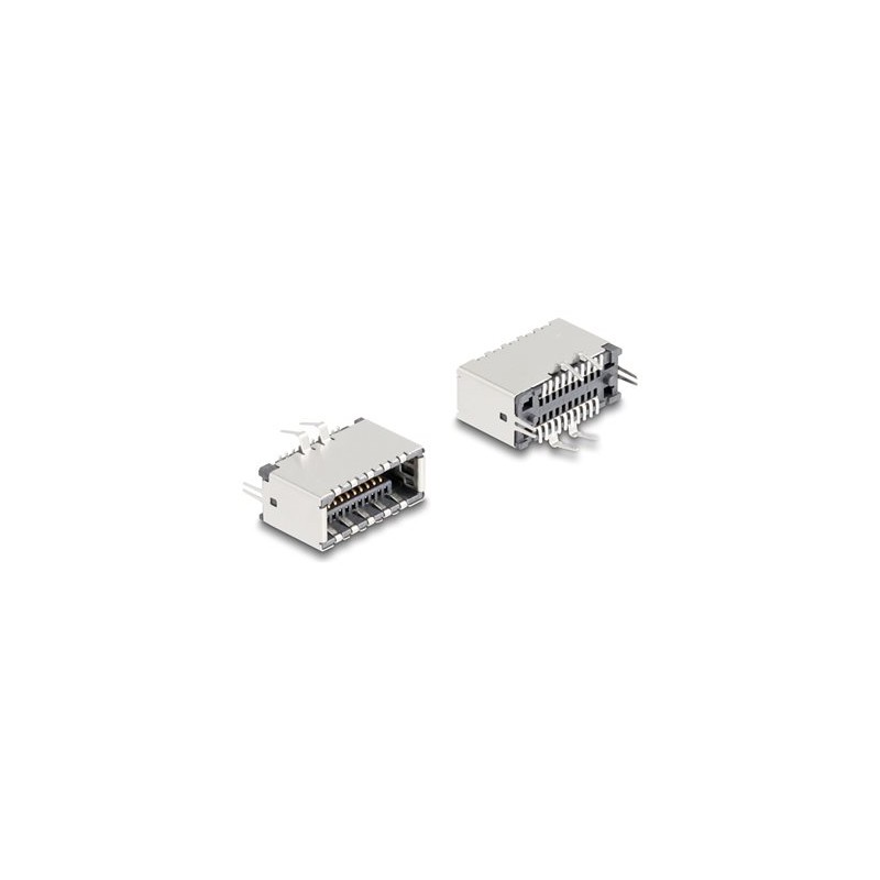 Delock - Konektor USB - 20 pinový USB Typ E (F) Klíc A do 20 pájecích pinu - 300 V - 0.5 A