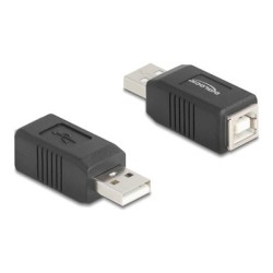 Delock - USB adaptér - USB (M) do USB typ B (F) - USB 2.0 - cerná