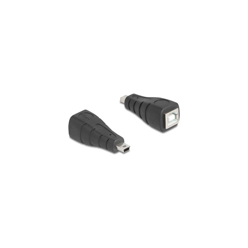 Delock - USB adaptér - mini-USB typ B (M) do USB typ B (F) - USB 2.0 - cerná