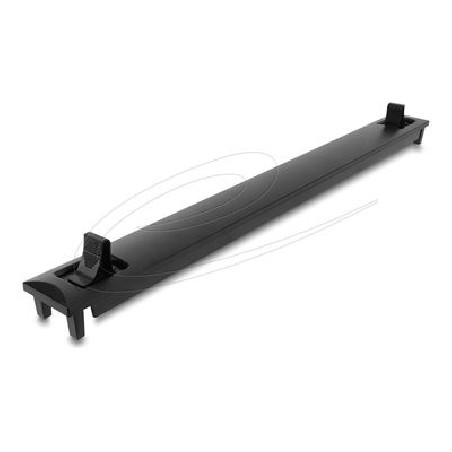 Delock - Zakrývací deska - cerná (RAL 9005) - 1U - 19"
