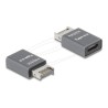 Delock - USB adaptér - 20 pinový USB Typ E (M) Klíc A do USB-C (F) - 20 V - 3 A - rychlost prenosu dat až 10 Gbps - šedá