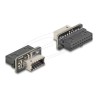 Delock - Interní adaptér USB - 20 pinový USB 3.2 header (F) do 20 pinový USB Typ E (F) Klíc A - 5 V - 0.9 A - up to 5 Gbps data