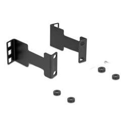 Delock - Montážní sada skríne - serverový rack, adaptér pro rozšírení hloubky montáže, pro prodloužení montážní hloubky až o 10