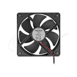 Delock - Ventilátor skríne - axiální - 120 mm - cerná 67292