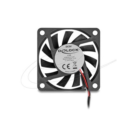 Delock - Ventilátor skríne - axiální - 60 mm - cerná 67288