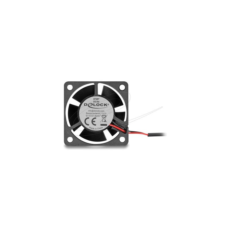 Delock - Ventilátor skríne - axiální - 40 mm - cerná 67287