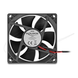 Delock - Ventilátor skríne - axiální - 80 mm - cerná 67290