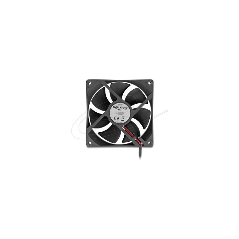 Delock - Ventilátor skríne - axiální - 92 mm - cerná 67291