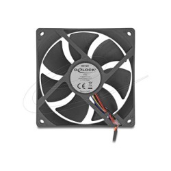 Delock - Ventilátor skríne - axiální - 92 mm - cerná 67297