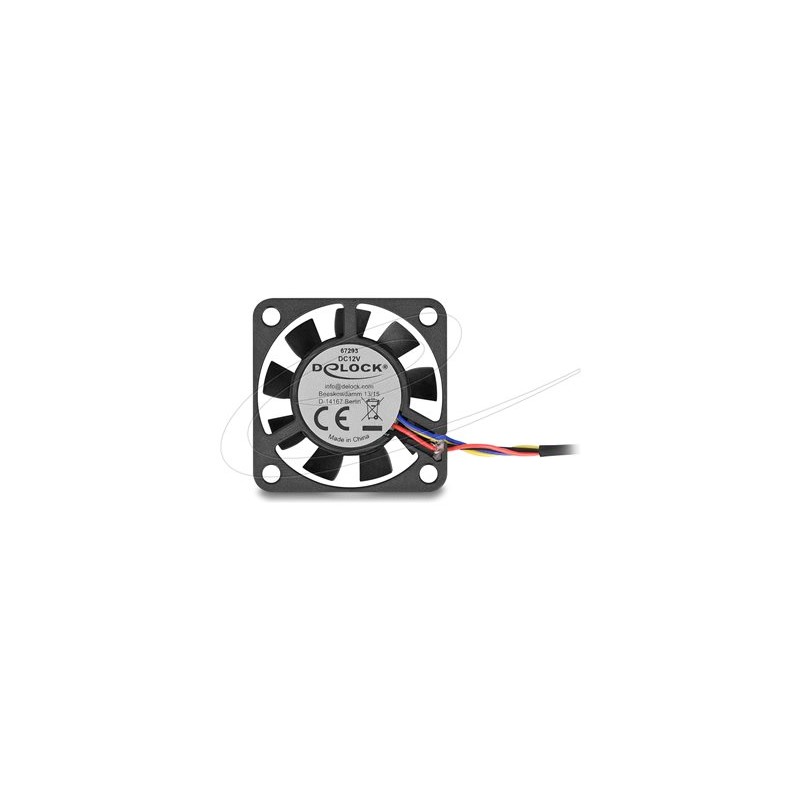 Delock - Ventilátor skríne - axiální - 40 mm - cerná 67293