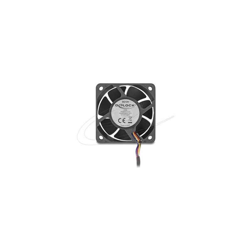 Delock - Ventilátor skríne - axiální - 60 mm - cerná 67295