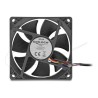 Delock - Ventilátor skríne - axiální - 80 mm - cerná 67296