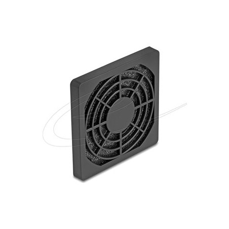 Delock - Mrížka ventilátoru - s filtrem proti prachu - cerná 67310