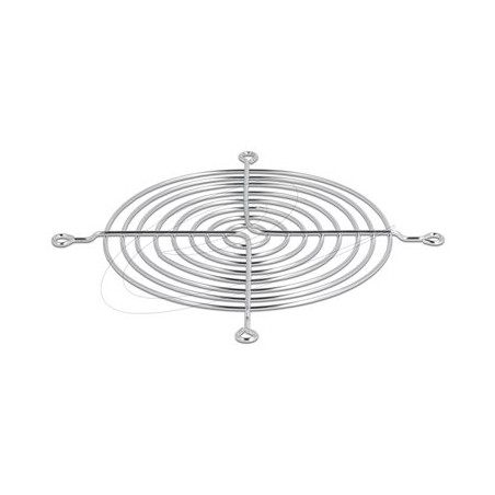 Delock - Mrížka ventilátoru - stríbrná 67308