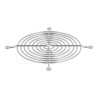 Delock - Mrížka ventilátoru - stríbrná 67308