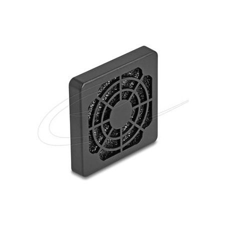 Delock - Mrížka ventilátoru - s filtrem proti prachu - cerná 67309