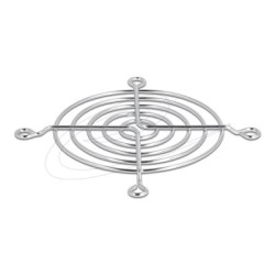 Delock - Mrížka ventilátoru - stríbrná 67306