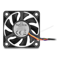 Delock - Ventilátor skríne - axiální - 50 mm - cerná