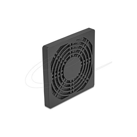 Delock - Mrížka ventilátoru - s filtrem proti prachu - cerná 67312