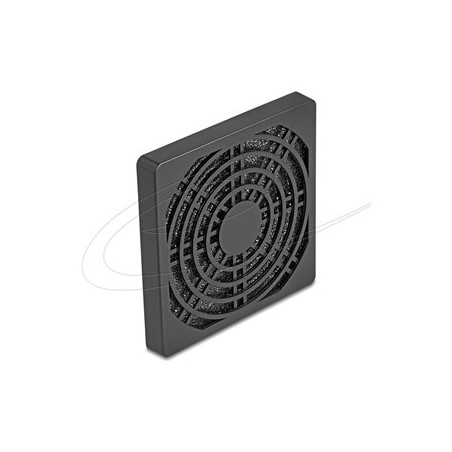 Delock - Mrížka ventilátoru - s filtrem proti prachu - cerná 67311