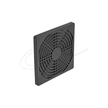 Delock - Mrížka ventilátoru - s filtrem proti prachu - cerná 67313