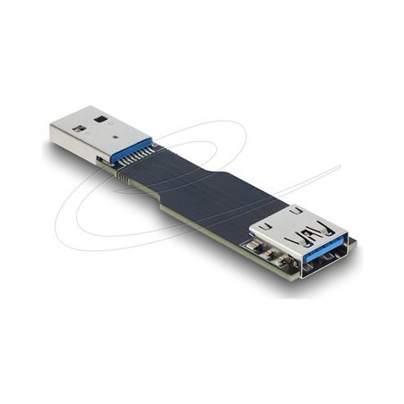 Delock - USB adaptér - USB (M) do USB (F) - rychlost prenosu dat až 10 Gbps 67419