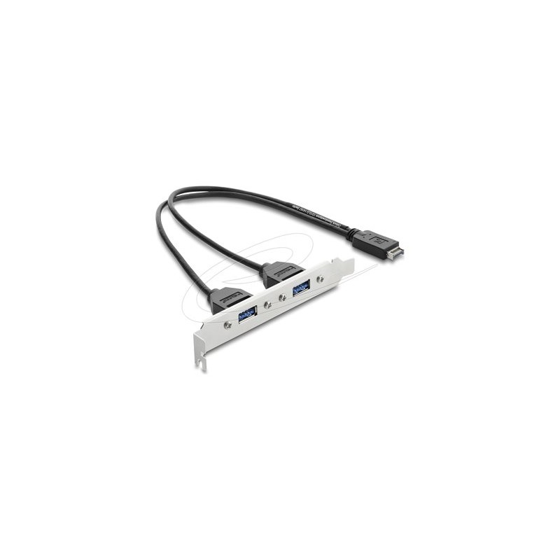 USB Type-E Key A male to 2 x USB 5 Gbps, USB Type-E Key A male to 2 x USB 5 Gbps