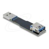 Delock - USB adaptér - USB (M) do USB (F) - rychlost prenosu dat až 10 Gbps 67420