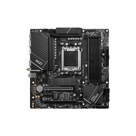 MSI PRO B650M-A WIFI - Základní deska - mini ATX - Socket AM5 - AMD B650 Čipová sada - USB 3.2 Gen 2, USB-C 3.2 Gen2, USB 3.2