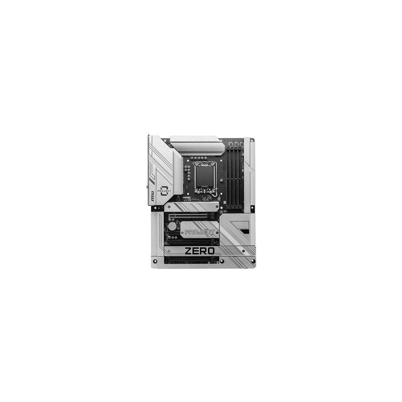 MSI Z790 PROJECT ZERO - Základní deska - ATX - zásuvka LGA1700 - Z790 Čipová sada - USB 3.2 Gen 1, USB 3.2 Gen 2, USB-C 3.2