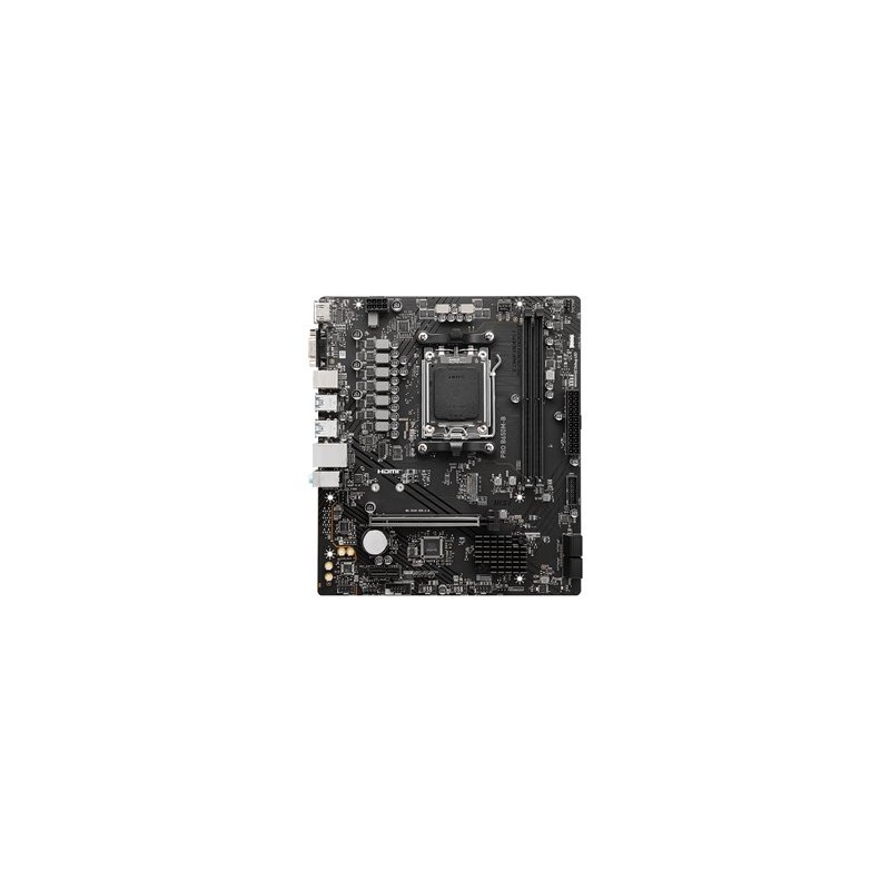 MSI PRO B650M-B - Základní deska - mikro ATX - Socket AM5 - AMD B650 Čipová sada - USB 3.2 Gen 1 - 2.5 Gigabit LAN - vestavěná