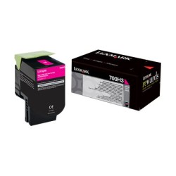 Lexmark 700H3 - Vysoká výtěžnost - purpurová - originální - kazeta s barvivem LCCP - pro Lexmark CS310dn, CS310n, CS410dn