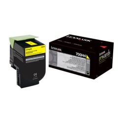 Lexmark 700H4 - Vysoká výtěžnost - žlutá - originální - kazeta s barvivem LCCP - pro Lexmark CS310dn, CS310n, CS410dn