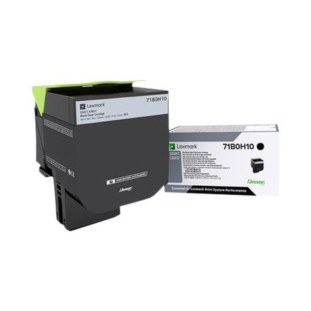 Lexmark X417 - Vysoká výtěžnost - černá - originální - kazeta s barvivem LCCP - pro Lexmark CS417dn, CX417de