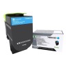 Lexmark X417 - Vysoká výtěžnost - azurová - originální - kazeta s barvivem LCCP - pro Lexmark CS417dn, CS517de, CX417de, CX517de