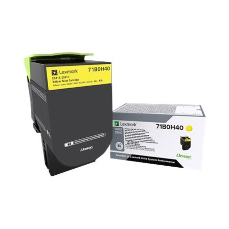 Lexmark X417 - Vysoká výtěžnost - žlutá - originální - kazeta s barvivem LCCP - pro Lexmark CS417dn, CS517de, CX417de, CX517de