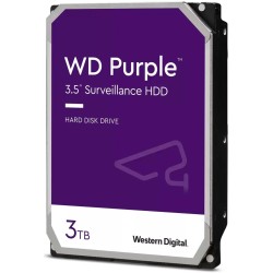 WD PURPLE WD33PURZ 3TB, SATA III 3.5", 256MB, 175MB/s, Low Noise, CMR