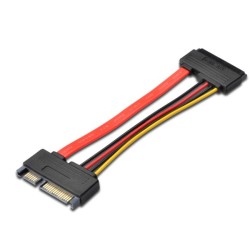 PREMIUMCORD Kabel SATA + napájení prodlužovací k HDD, 15cm