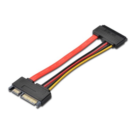PREMIUMCORD Kabel SATA + napájení prodlužovací k HDD, 15cm