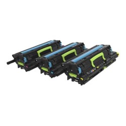 Lexmark - 3-balení - žlutá, azurová, purpurová - originální - kazeta s barvivem LCCP - pro Lexmark CS820, CS827, CX820, CX825