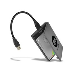 AXAGON ADSA-1S6, USB 3.2 Gen 1 - SATA 6G SSD/HDD adaptér vč. 2.5" pouzdra