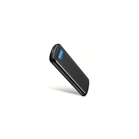 AXAGON EEM2-SC, USB-C 10Gbps externí box pro M.2 NVMe SSD, bezšroubový, žebrovaný hliník